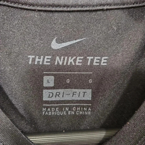 Nike Black Skater Logo Running Youth Tee Sz L - Picture 3 of 5